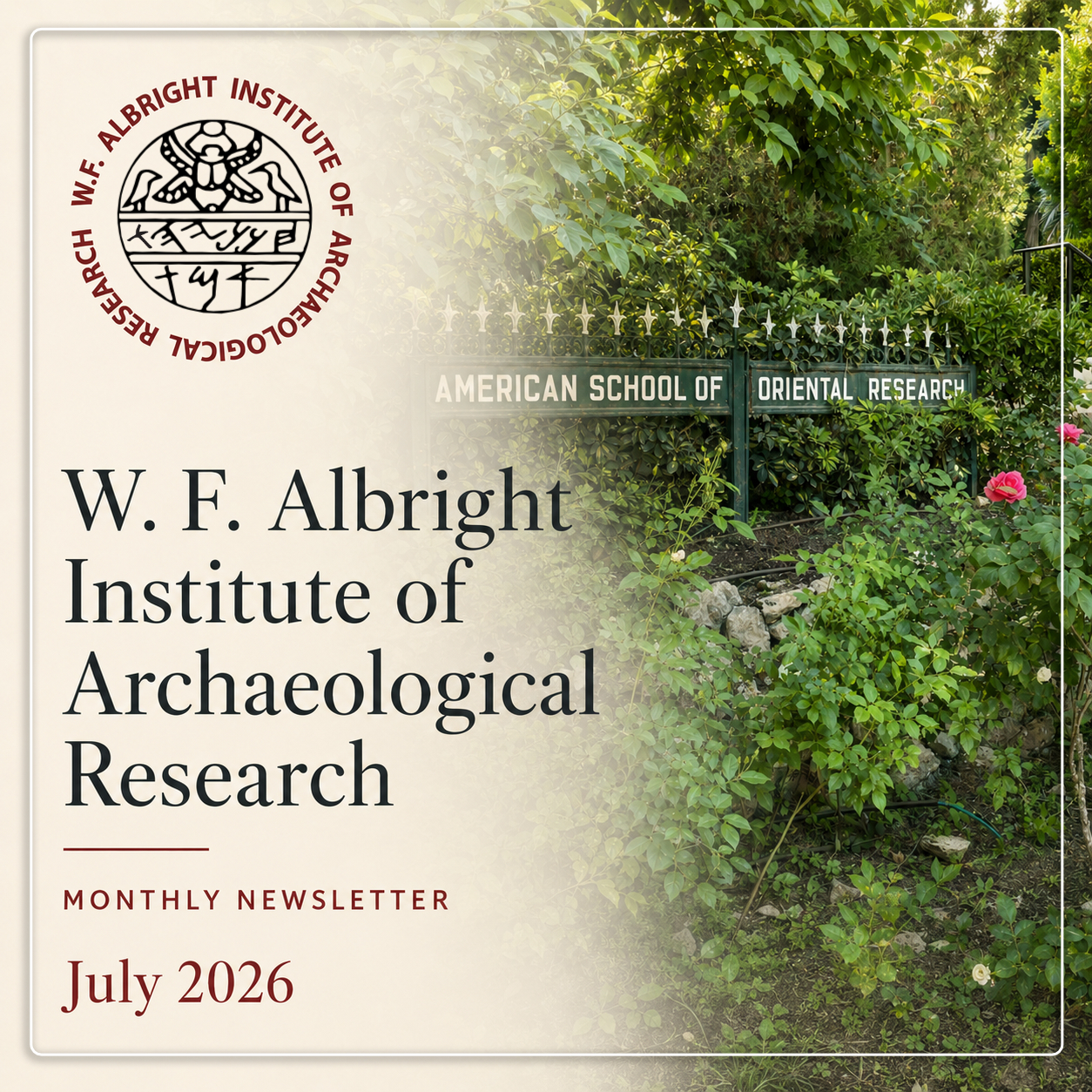 AIAR Monthly Newsletter — July 2026 cover card