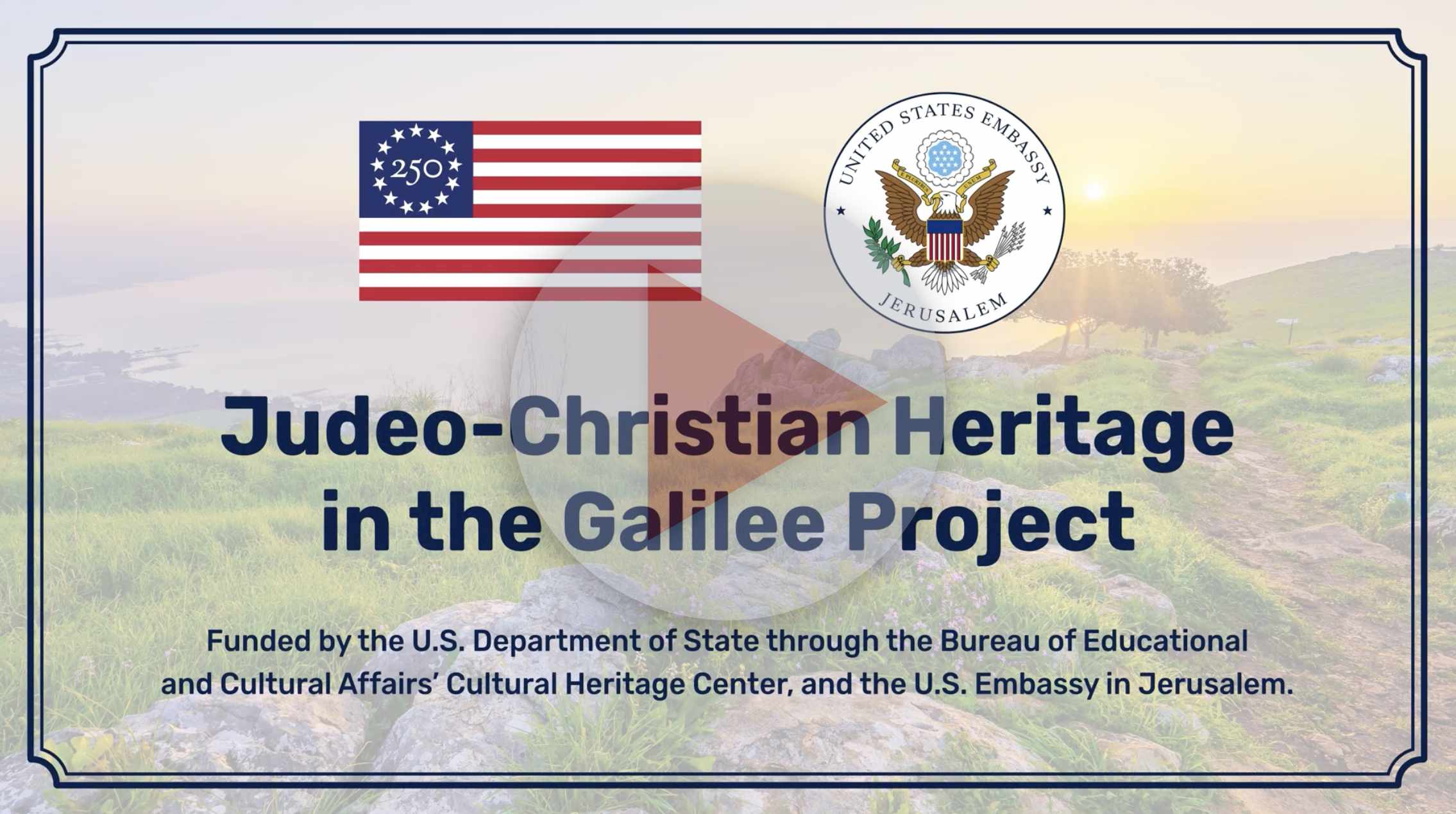 Judeo-Christian Heritage in the Galilee Project video